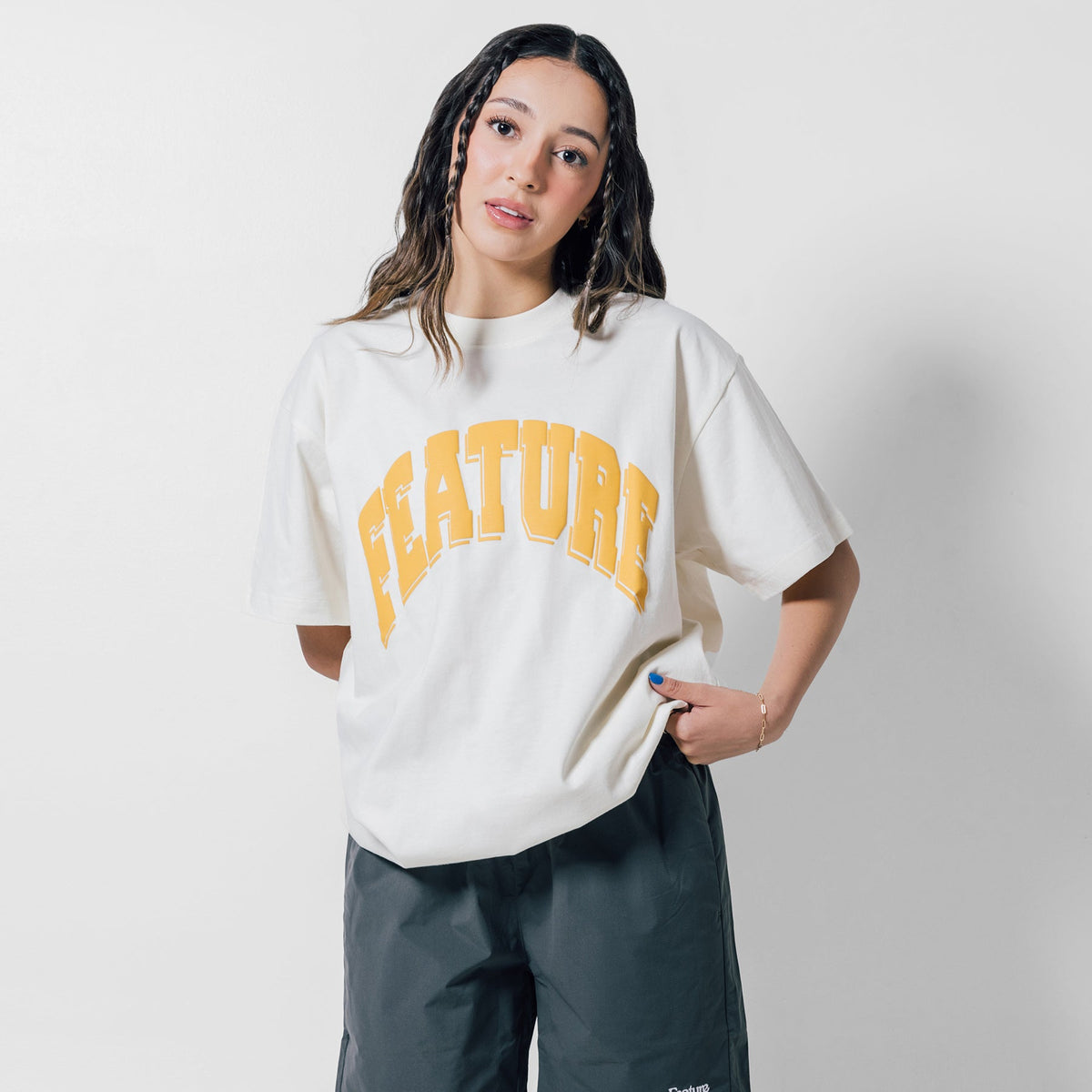 Collegiate Arch Tee - Bitter Chocolate