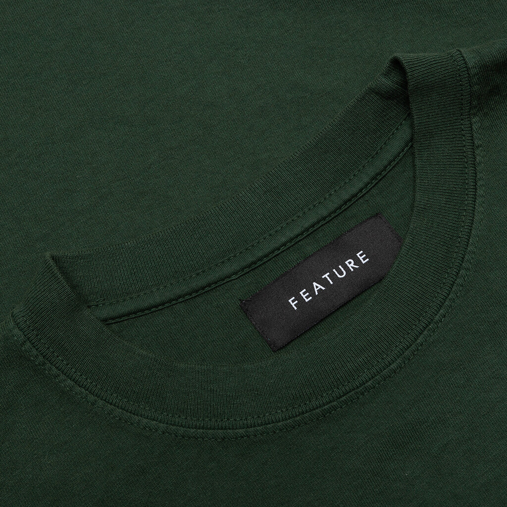 Diamante Tee - Dark Green