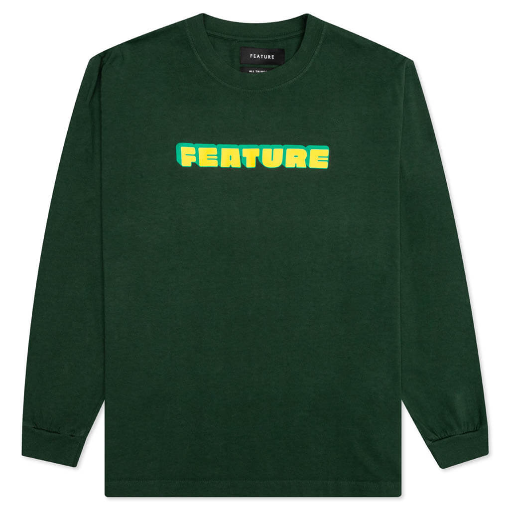 Fea-Tendo L/S Tee - Dark Green