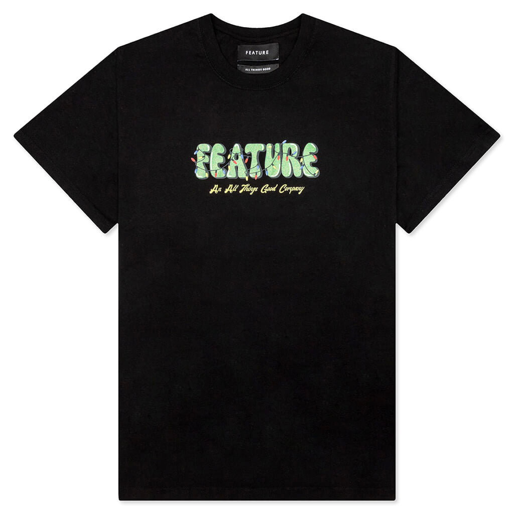 Festive Lights Tee - Black