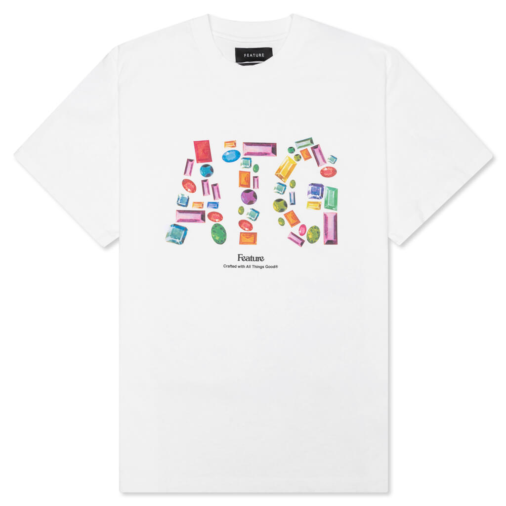 Gemstone Tee - White