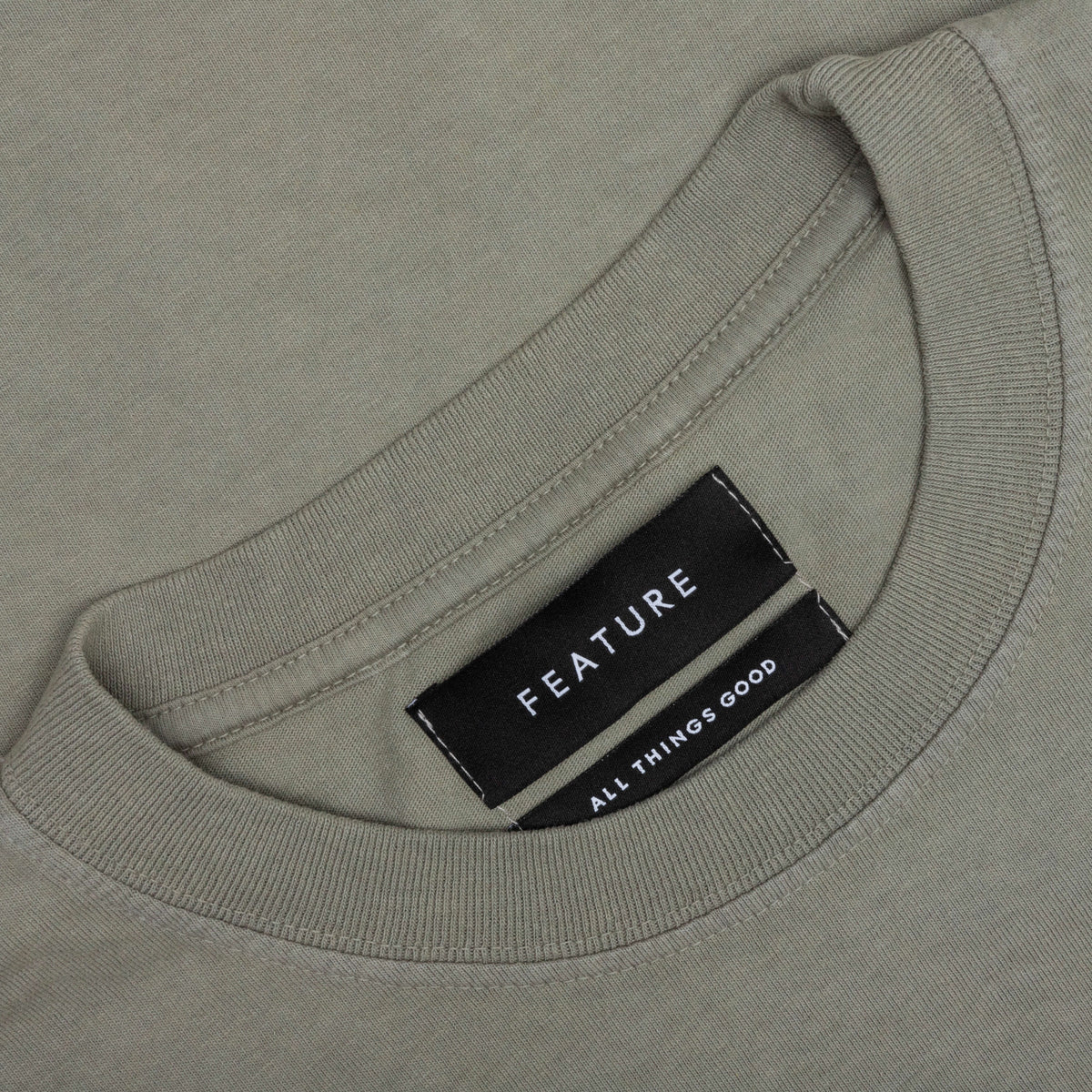 Groovy Tee - Oil Green