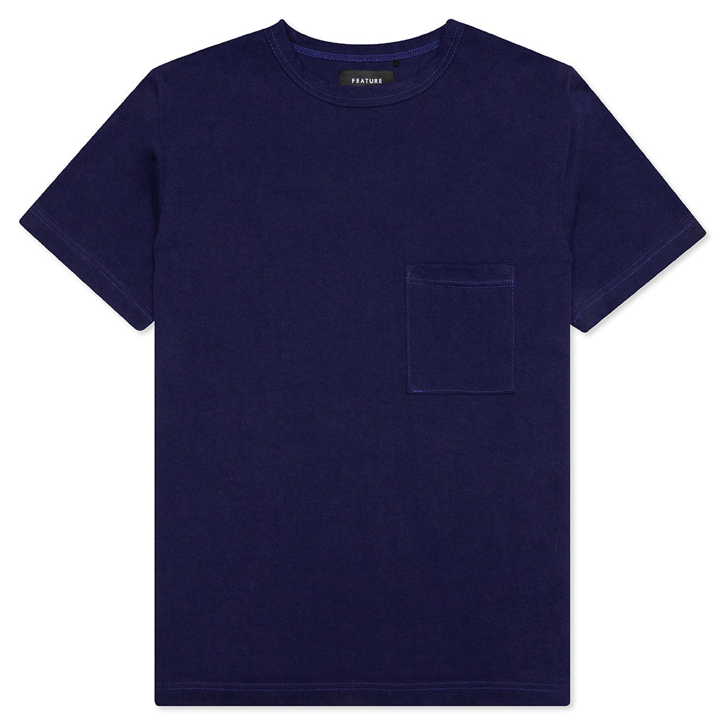 Jersey Braque Pocket Tee - Astral Aura