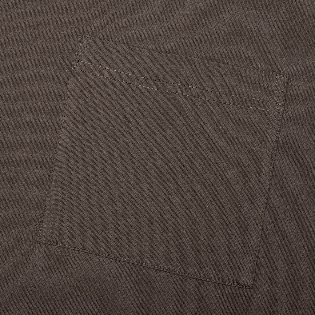 Jersey Braque Pocket Tee - Chocolate