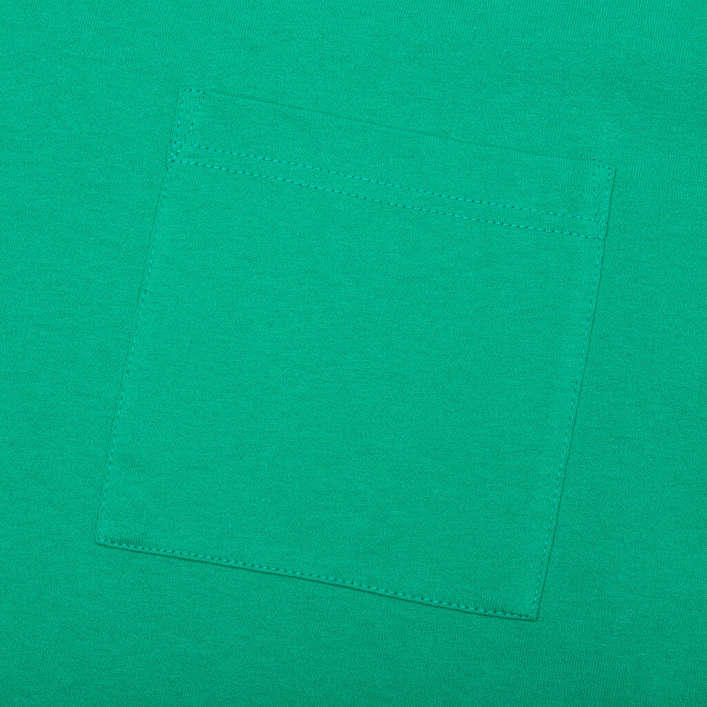 Jersey Braque Pocket Tee - Kelly Green