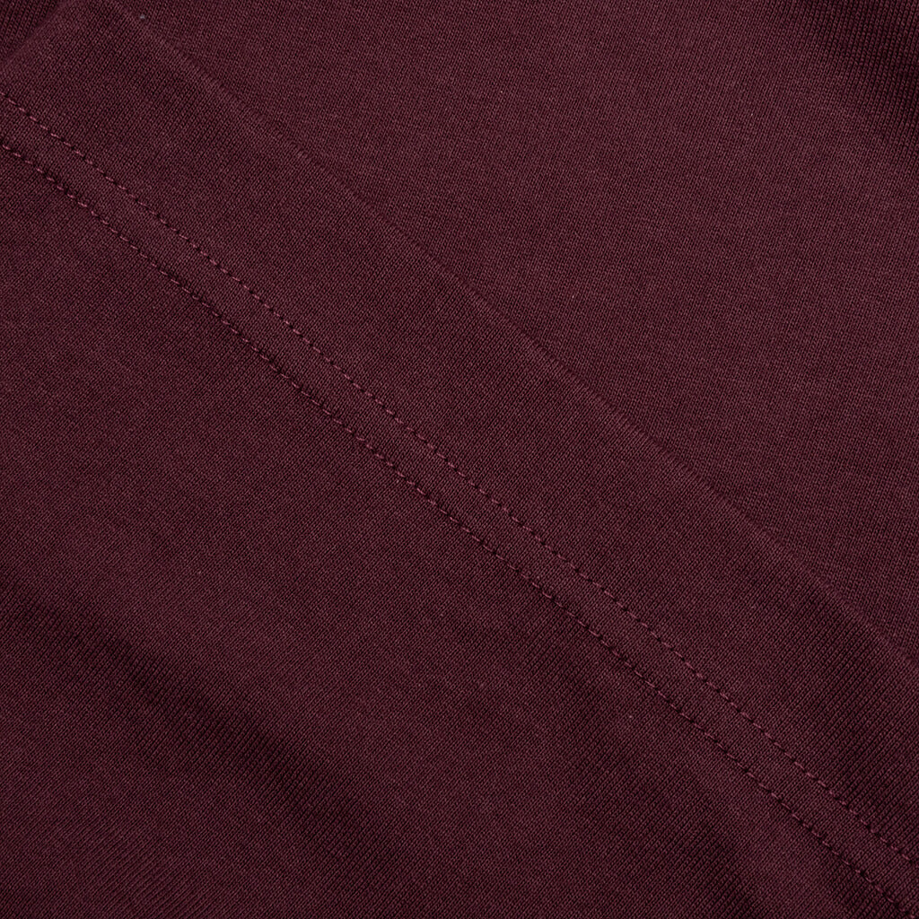 Jersey Braque Pocket Tee - Maroon