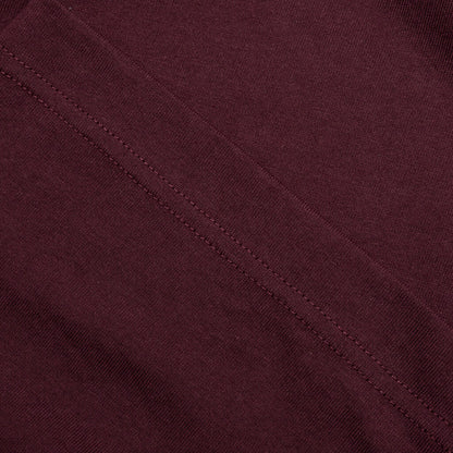 Jersey Braque Pocket Tee - Maroon