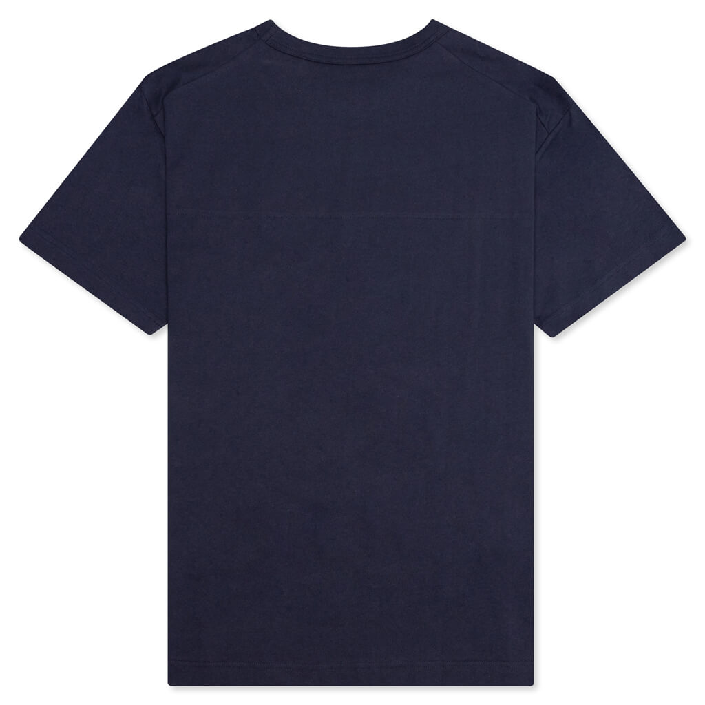 Jersey Braque Pocket Tee - Navy