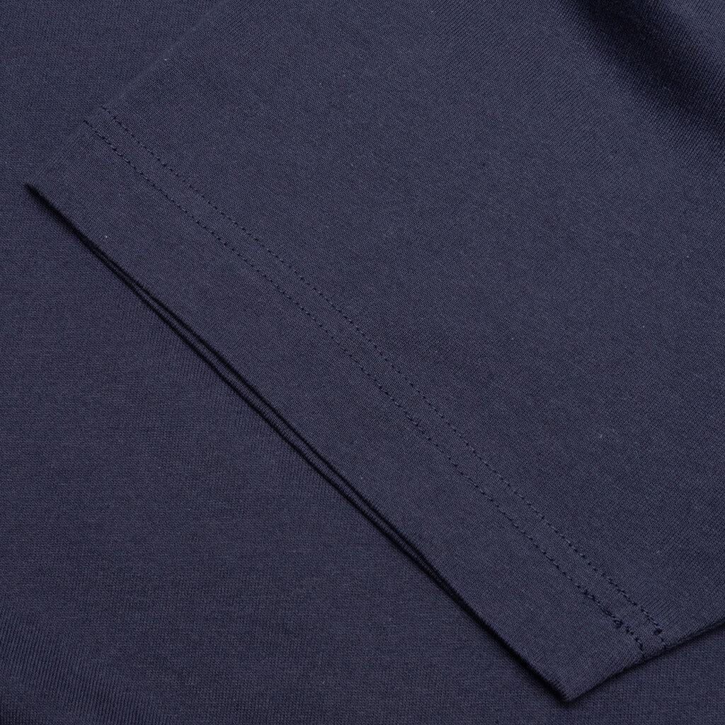 Jersey Braque Pocket Tee - Navy