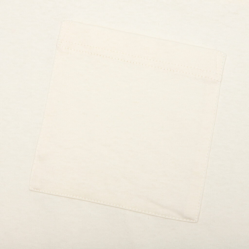 Jersey Braque Pocket Tee - Cream