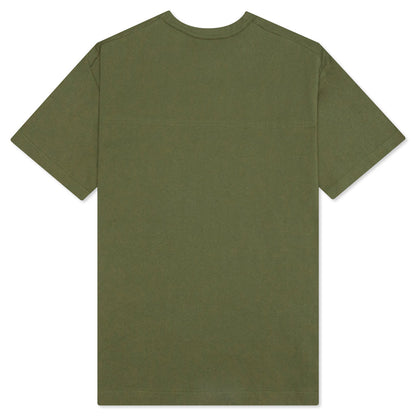 Jersey Braque Pocket Tee - Dark Olive