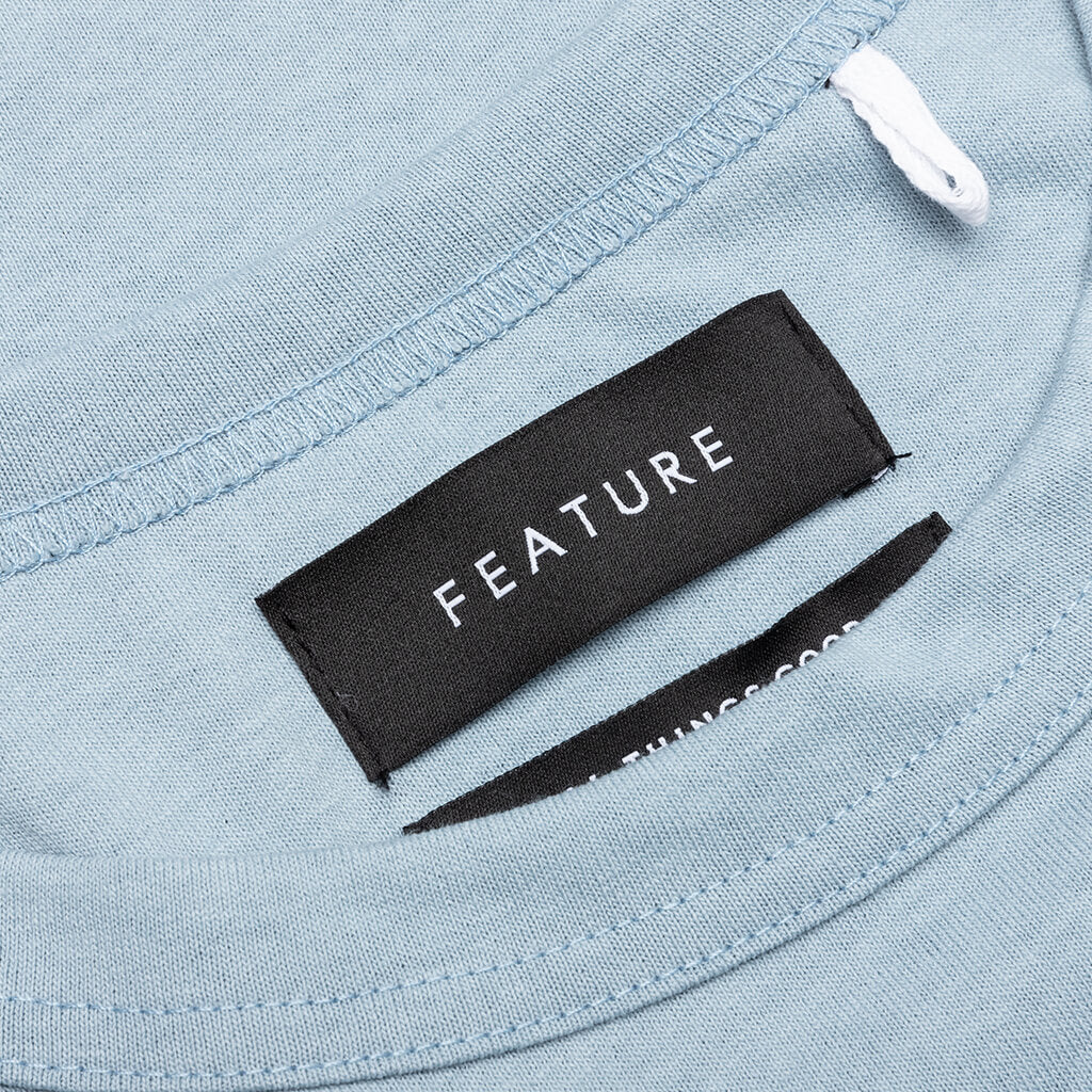 Jersey Braque Pocket Tee - Sea Ice
