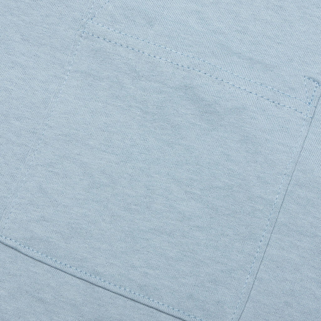 Jersey Braque Pocket Tee - Sea Ice