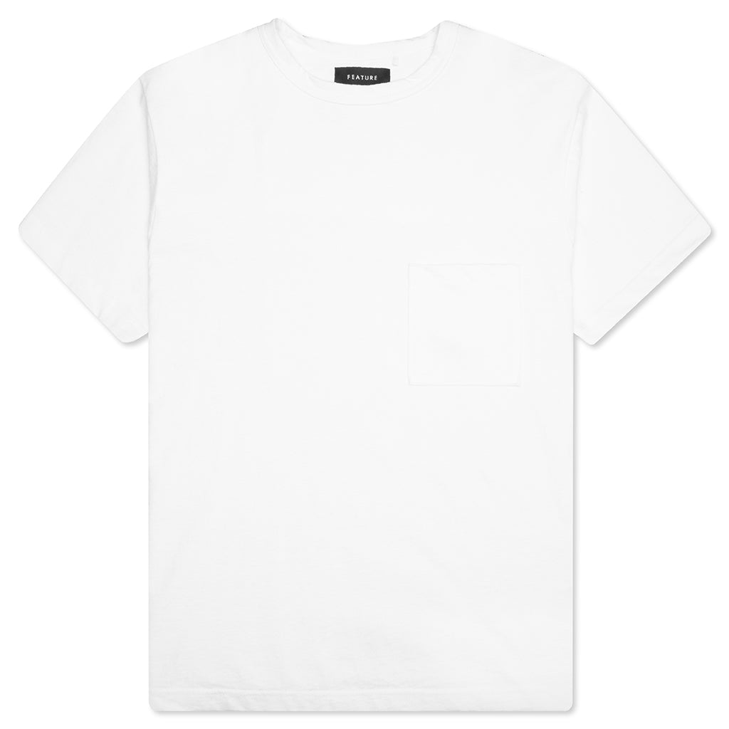 Jersey Braque Pocket Tee - White