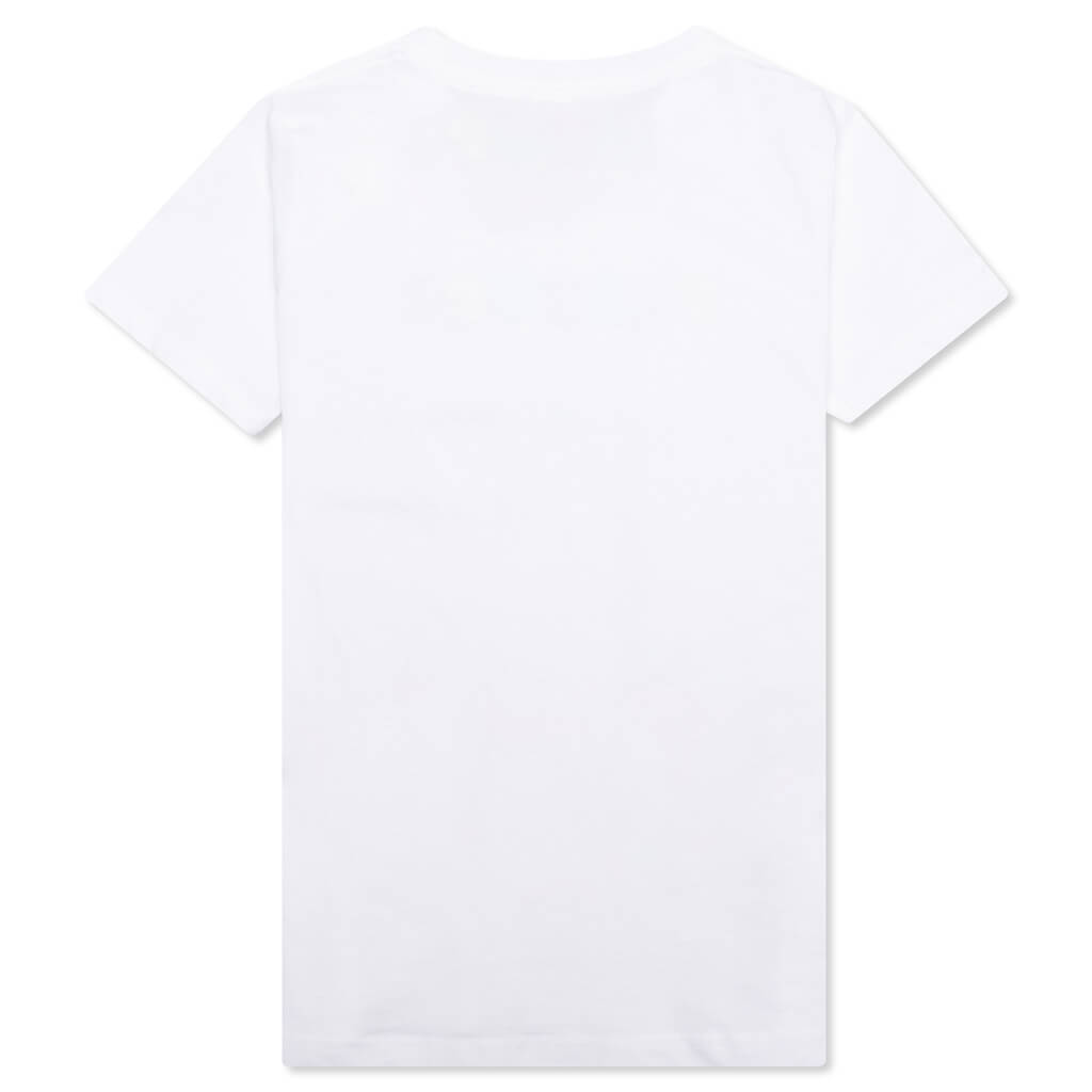 Kid's Overlap Tee - White
