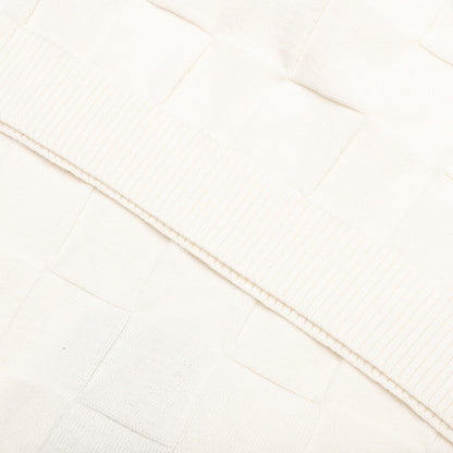Palmer Checked L/S Sweater Polo - Clubhouse Cream