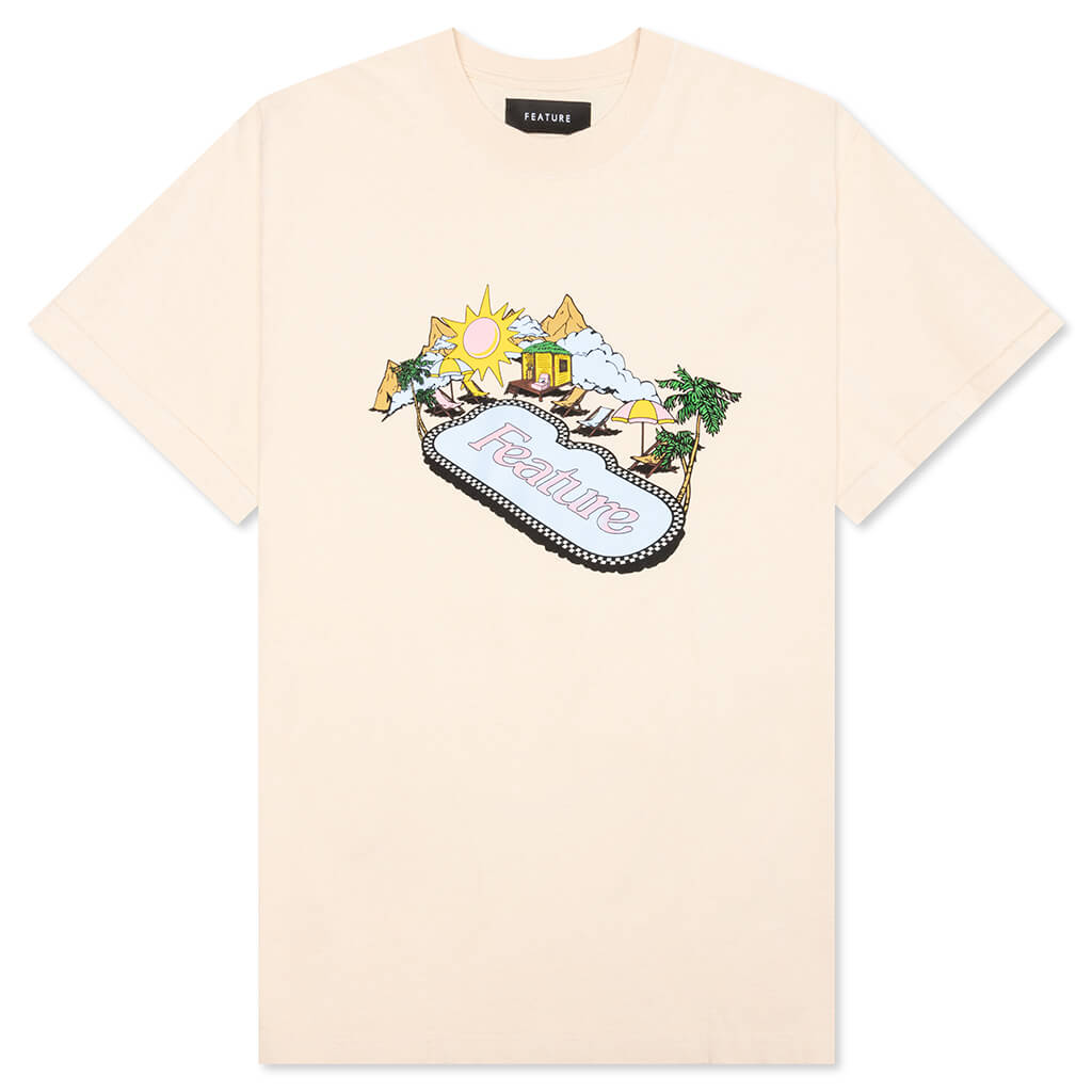 Poolside Tee - Almond Oil