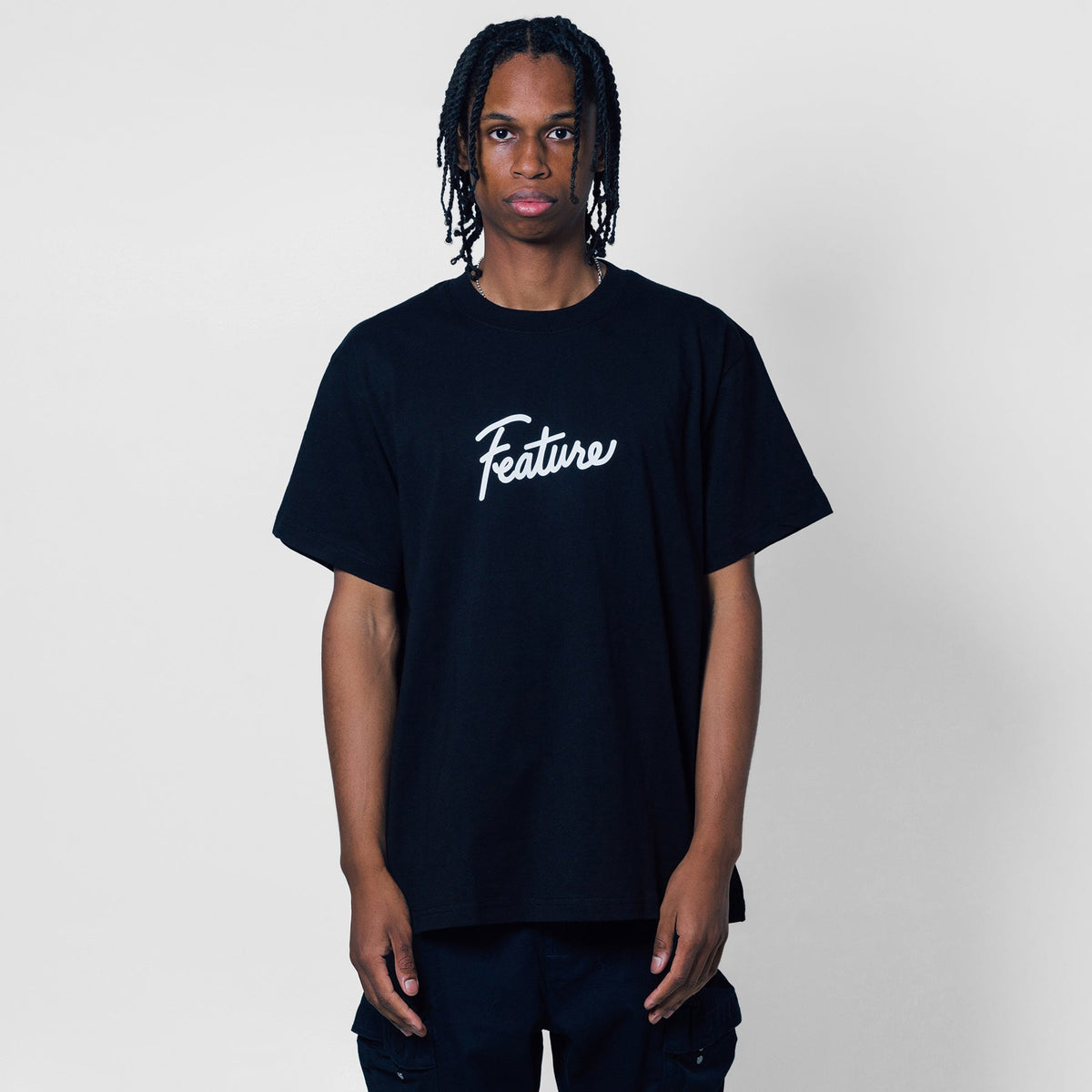 Script Tee - Optic White