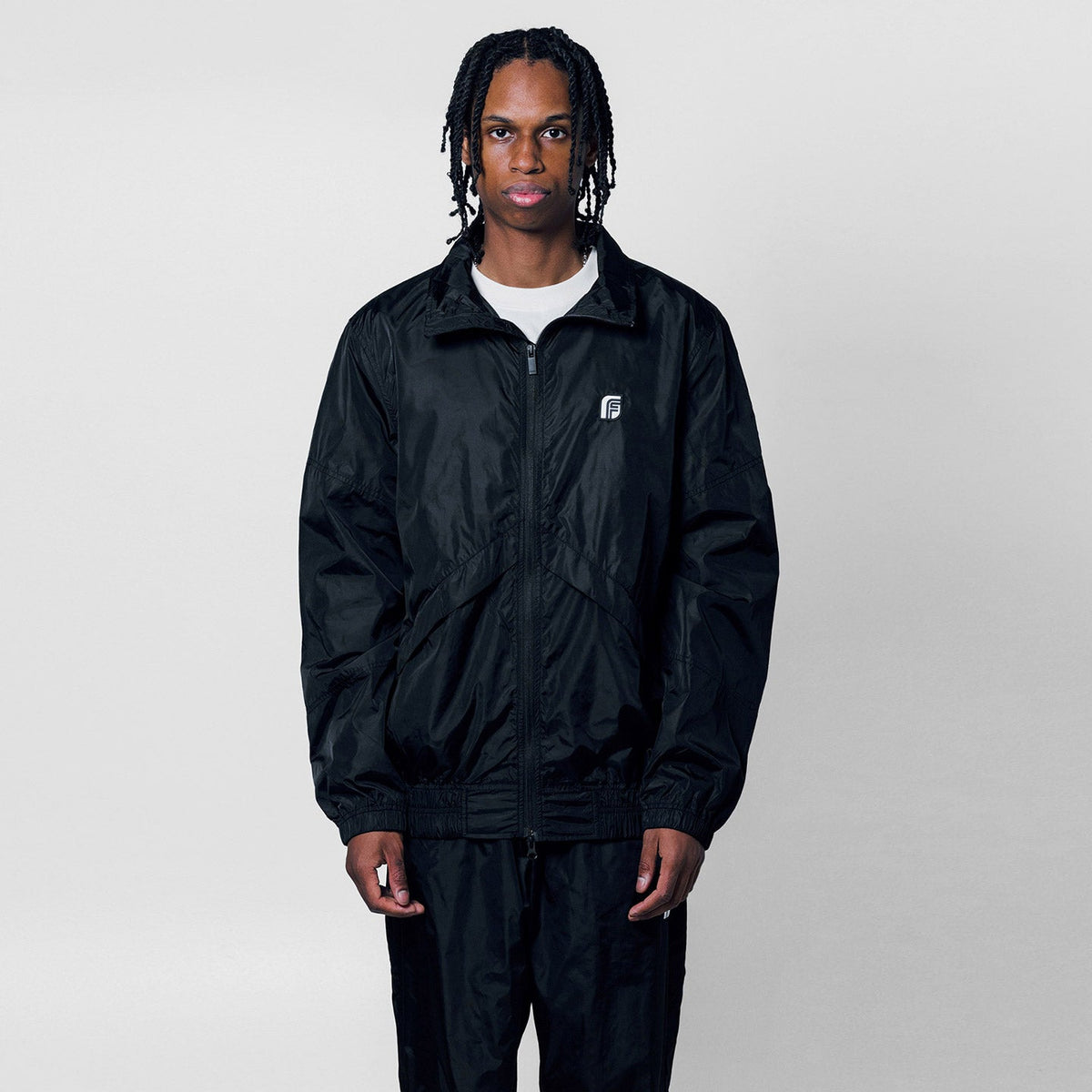 Track Jacket - Tan/Rose/Deep Purple