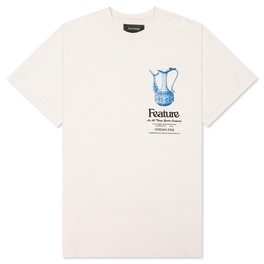 Vase Shop Tee - Cannoli Cream