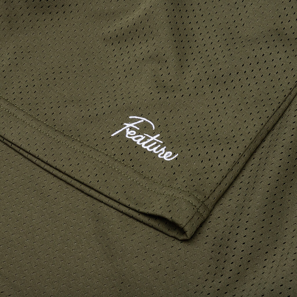 West Mesh Shorts - Olive