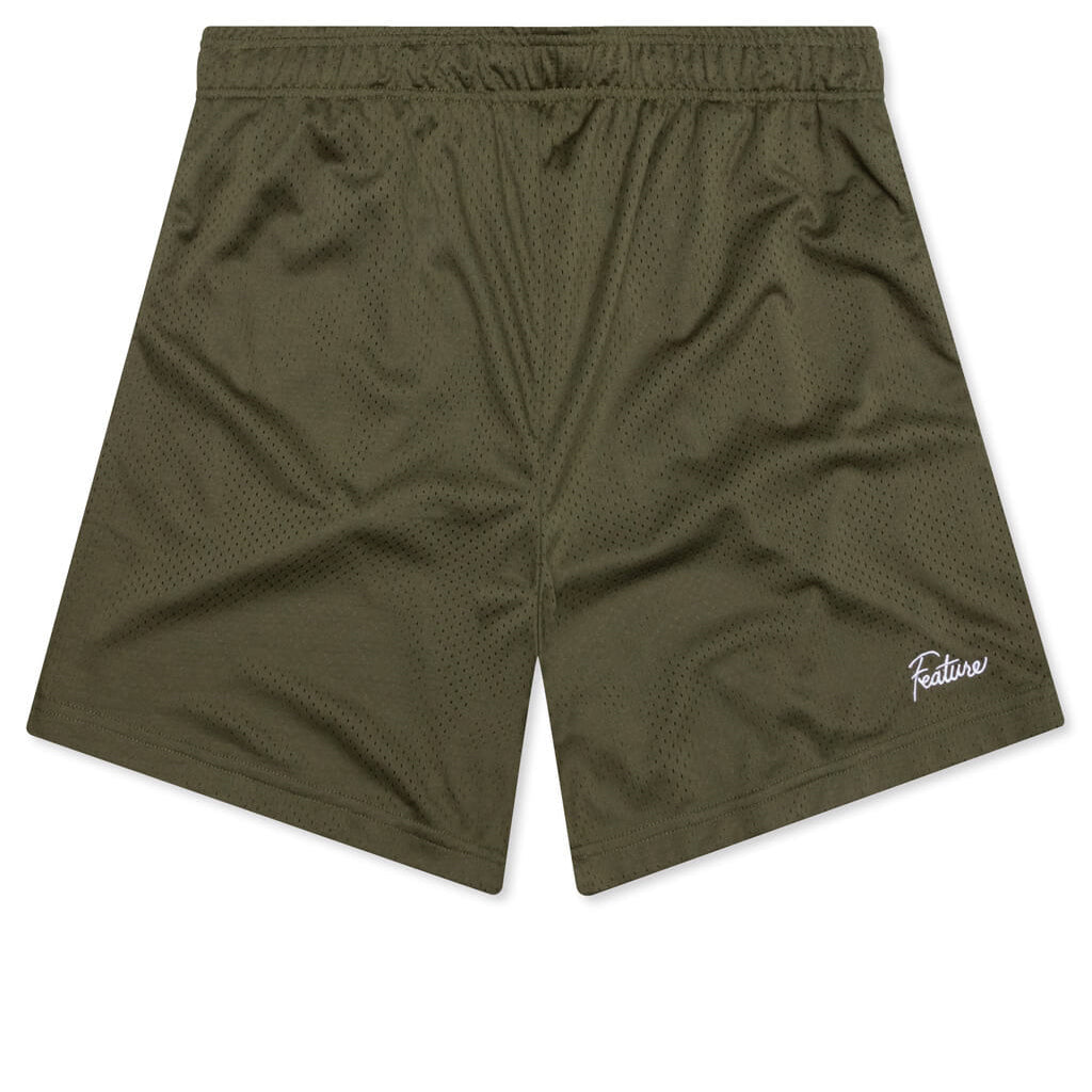 West Mesh Shorts - Olive
