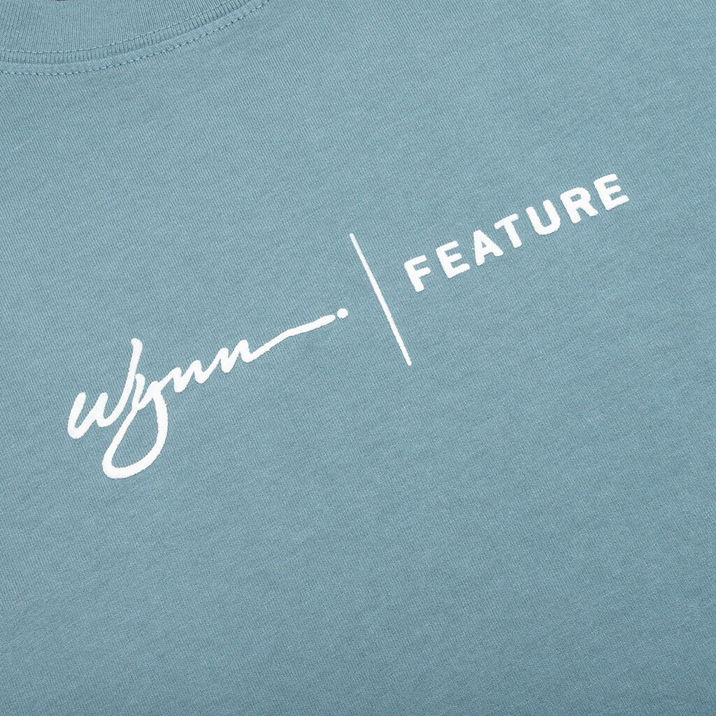 Wynn Logo Lock Up Tee - Goblin Blue