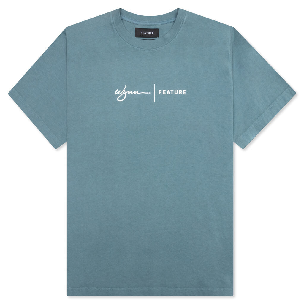 Wynn Logo Lock Up Tee - Goblin Blue