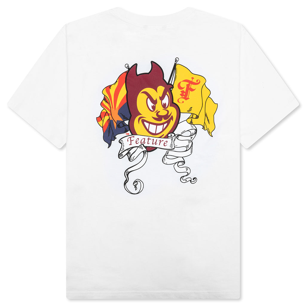 Feature x ASU Flag Tee - White