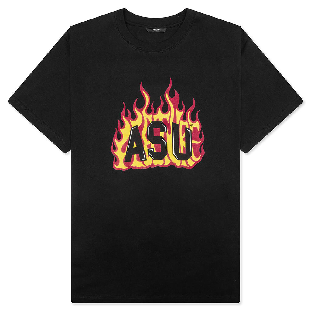 Feature x ASU Flame Tee - Black
