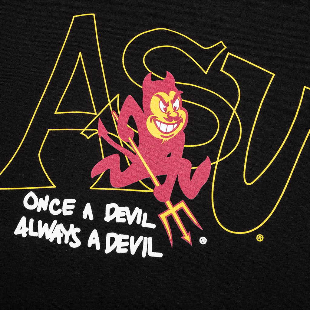 Feature x ASU Fork Em Devils Tee - Black