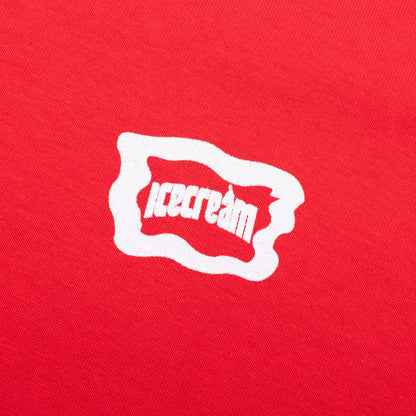 Feature x Icecream Rings Short Sleeve Tee - Tomato Red