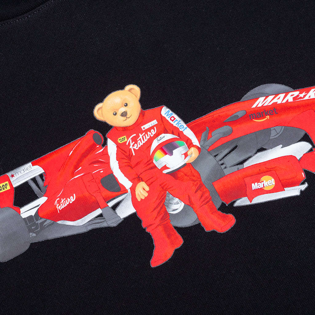Feature x Market Formula Bear Hoodie - Black