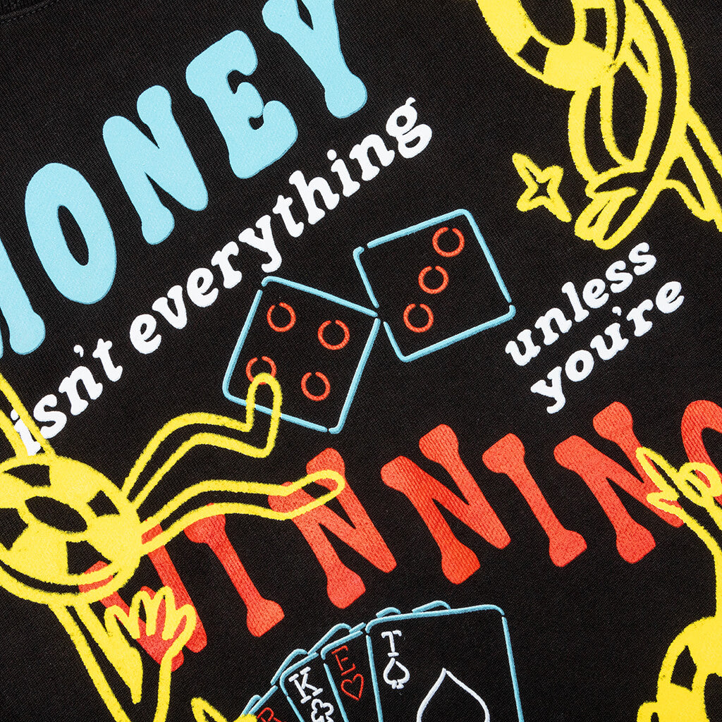 Feature x Market Money Isn't Everything Crewneck - Black