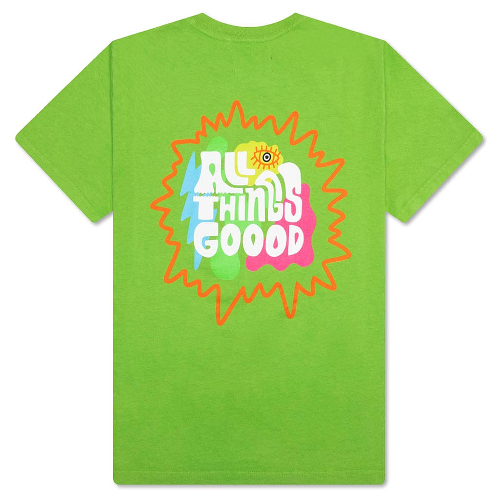 Feature x Pretty Done Splash Tee - Greenery