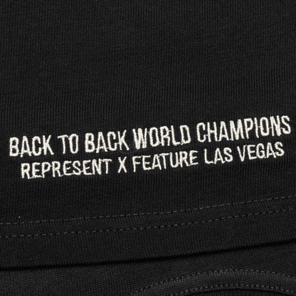 Feature x Represent Champions T-Shirt - Stained Black