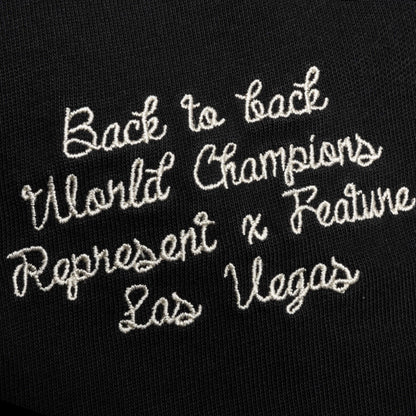 Feature x Represent Champions T-Shirt - Stained Black