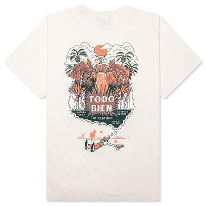 Feature x Todo Bien Agave Desert Tee - Cannoli Cream