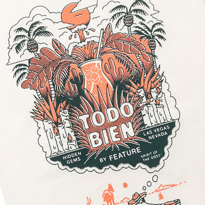 Feature x Todo Bien Agave Desert Tee - Cannoli Cream
