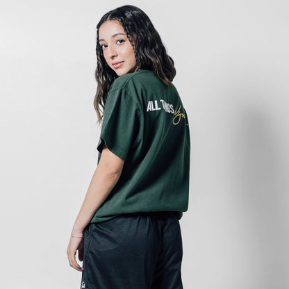 Feature x Wynn Logo Lock Up Tee - Sea Turtle