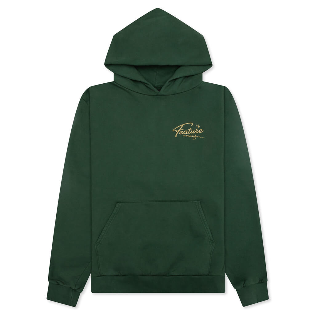 Wynn Shine Hoodie - Dark Green