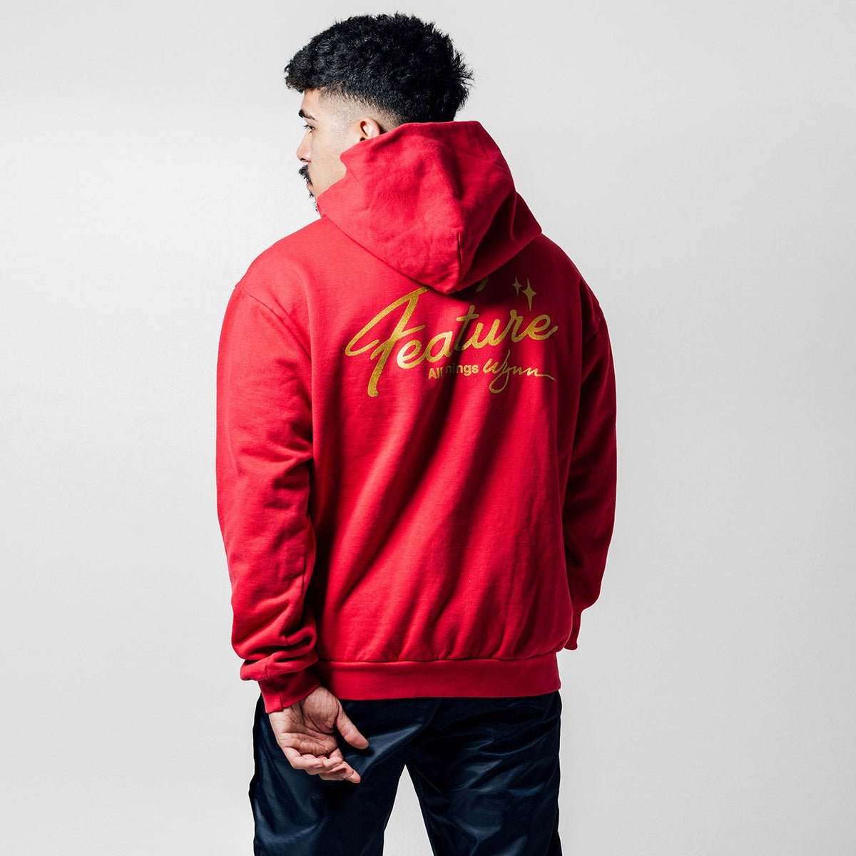 Feature x Wynn Shine Hoodie - Scarlet