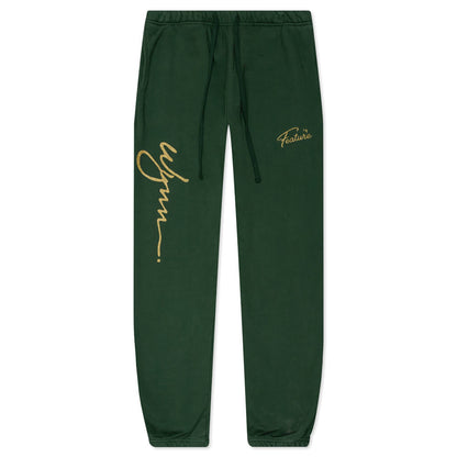 Feature x Wynn Shine Sweatpants - Dark Green