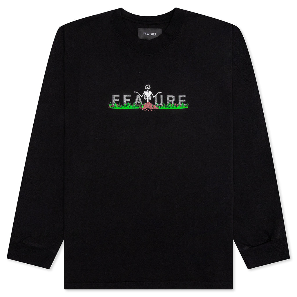 Halloween Fright or Flight L/S T-Shirt - Black