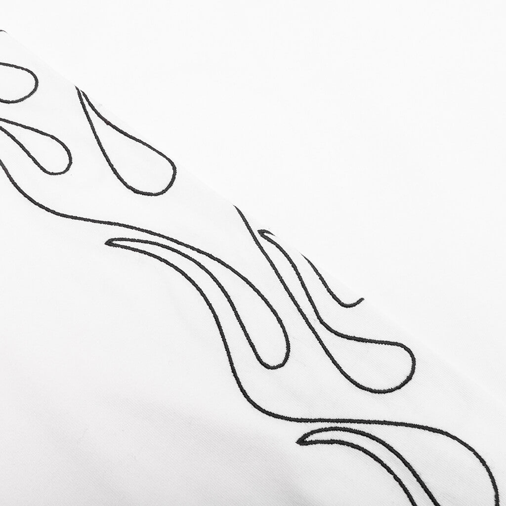 Fiery Heavyweight Longsleeve - White