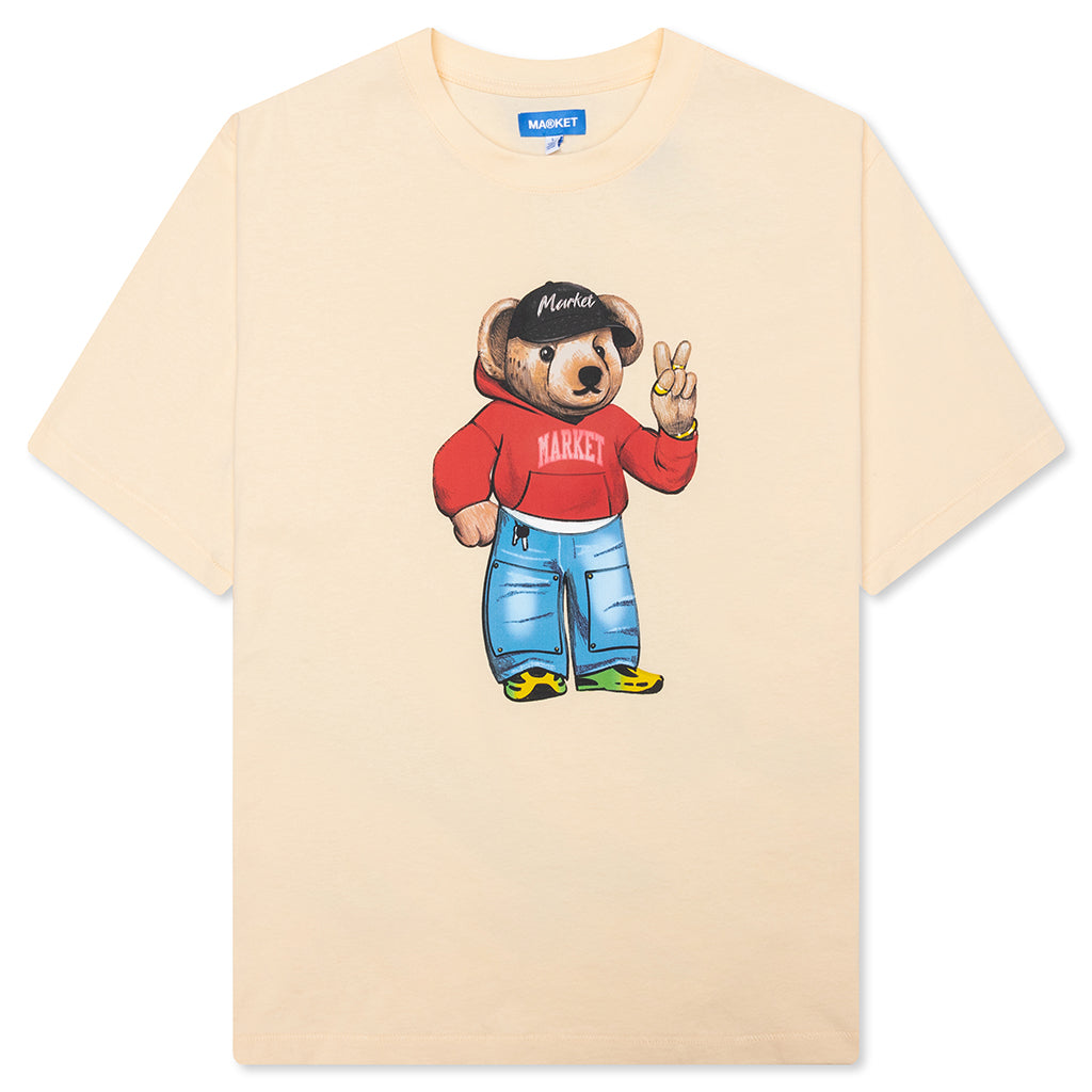 Fit Check Bear T-Shirt - Butter Cream