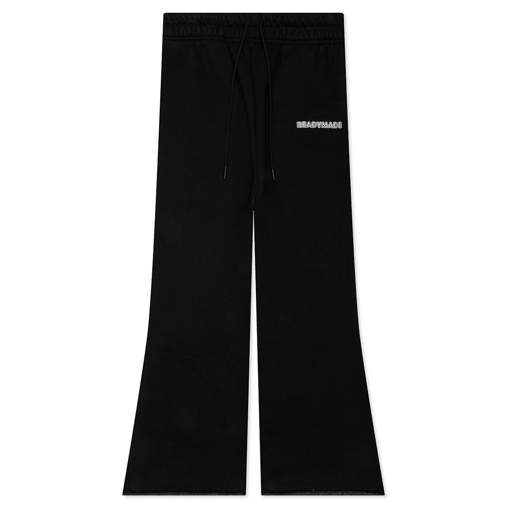 Flare Sweat Pants - Black