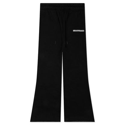 Flare Sweat Pants - Black