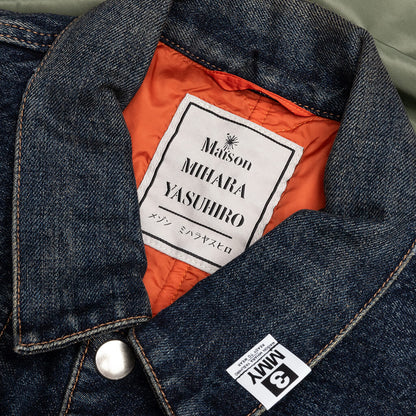 Flight Jacket Layered Denim - Indigo