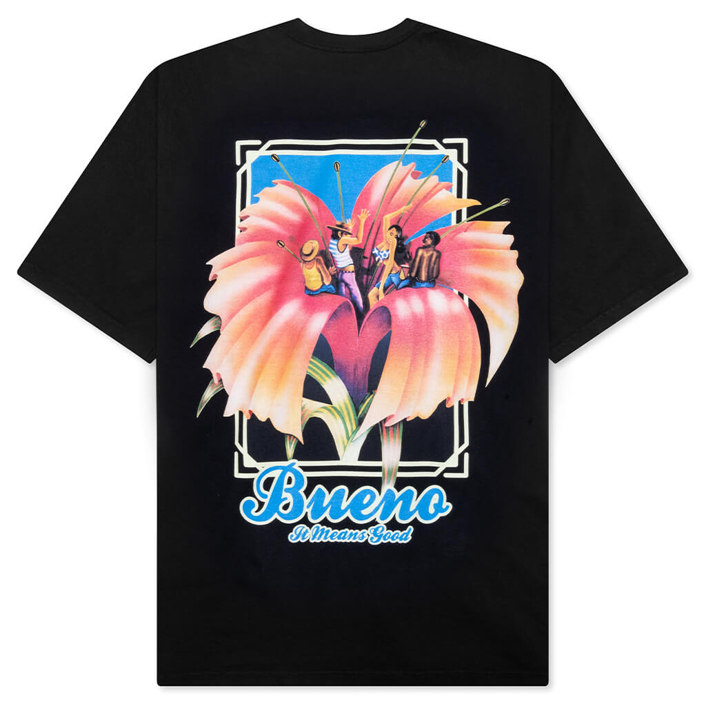 Flor De Samba S/S Tee - Black